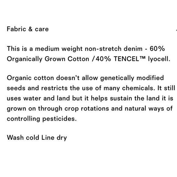 Reformation Liza High Rise Button Fly Straight Leg Jeans Malta 29 NWT - Picture 6 of 12